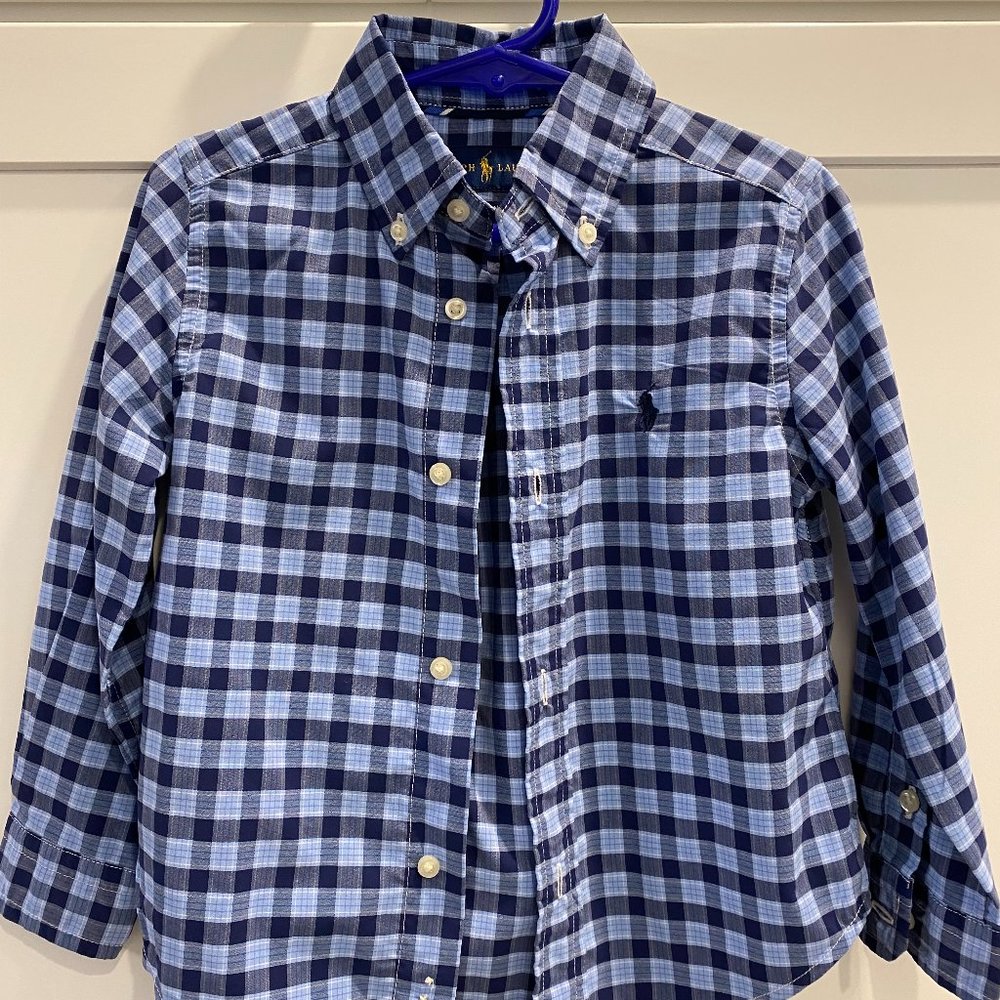 Ralph Lauren boys button down shirt- 3/3T